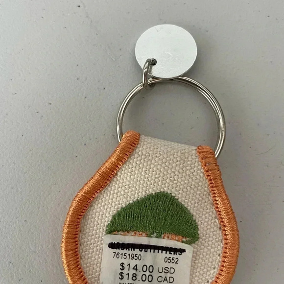 NWOT Three Potato Four Mushroom Patch Keychain - Picture 4 of 8